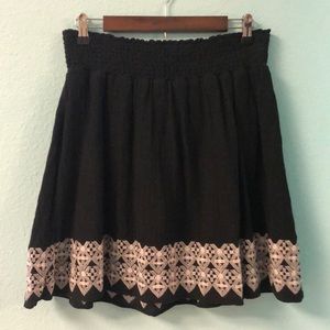 Old Navy embroidered full skirt